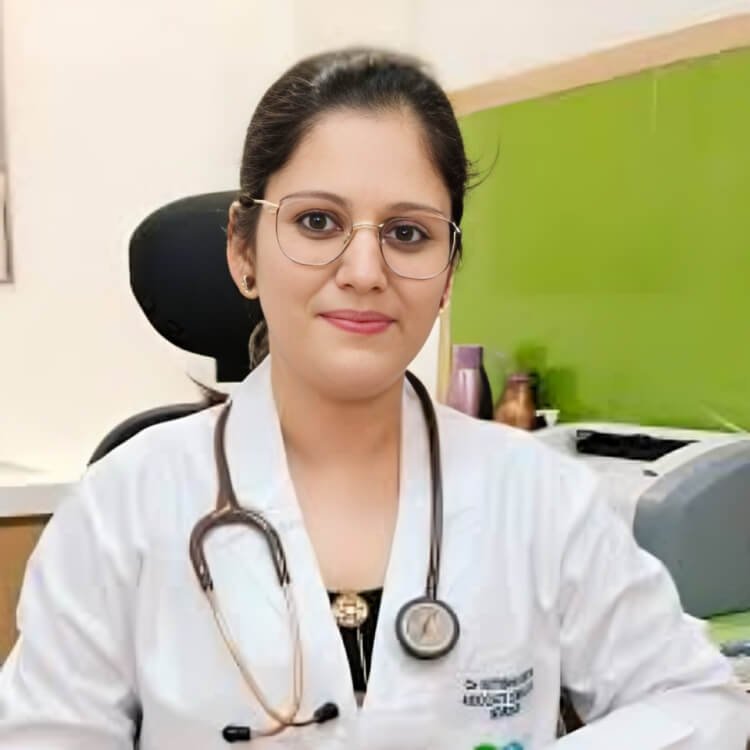 Dr. Nitisha Goyal in Her Clinic